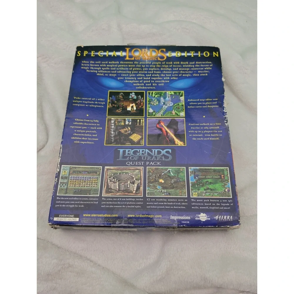 Lords of Magic: Special Edition (PC CD-ROM Big Box 1998 Sierra) Factory Sealed - Picture 3 of 10